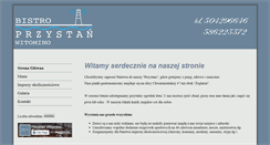 Desktop Screenshot of pizzeria-przystan.zeglarz-gdynia.pl